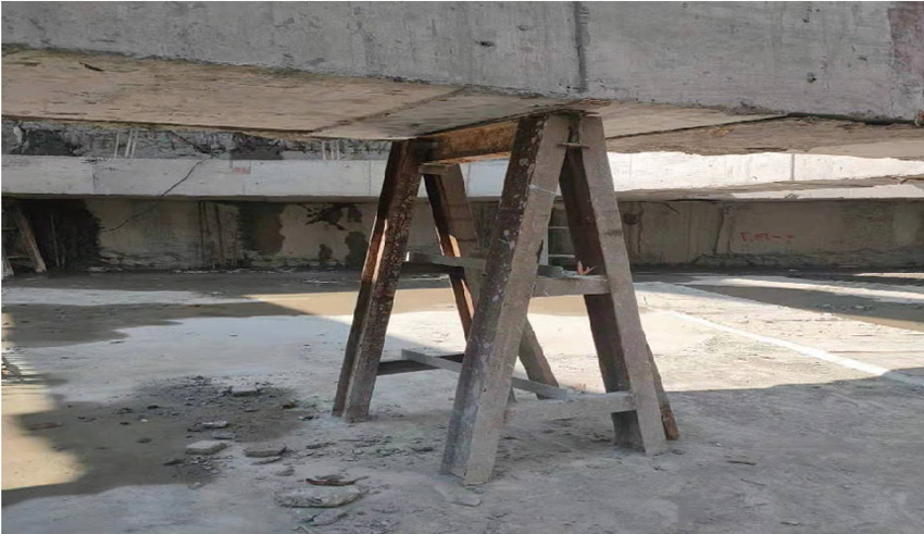 上海杨浦区平凉社区0215-03地块商办楼地下室基坑支撑拆除工程
